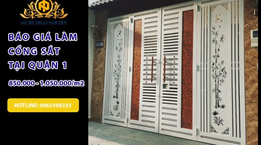 Dịch vụ Làm Cổng Sắt, Cửa Sắt, Hàng Rào Sắt Tại Nhà Quận 1 Giá Rẻ