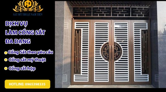 Dịch vụ Làm Cổng Sắt, Cửa Sắt, Hàng Rào Sắt Tại Nhà Quận 9, Giá rẻ chất lượng