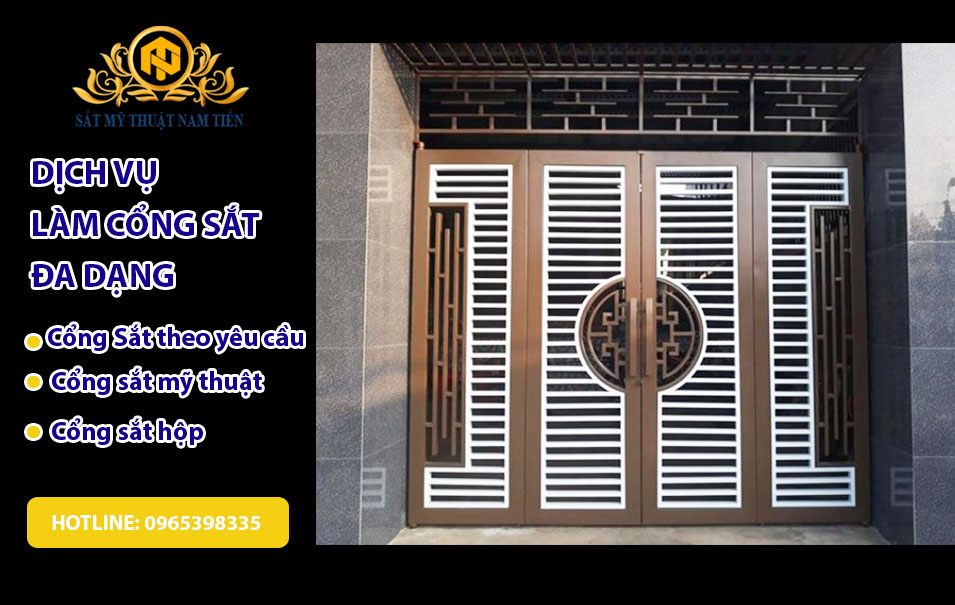 Dịch vụ Làm Cổng Sắt, Cửa Sắt, Hàng Rào Sắt Tại Nhà Quận 9, Giá rẻ chất lượng