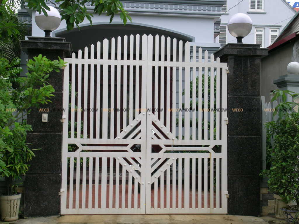 Mẫu cổng sắt đẹp hiện đại