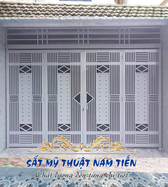 Mẫu cửa sắt 4 cánh - MCS01