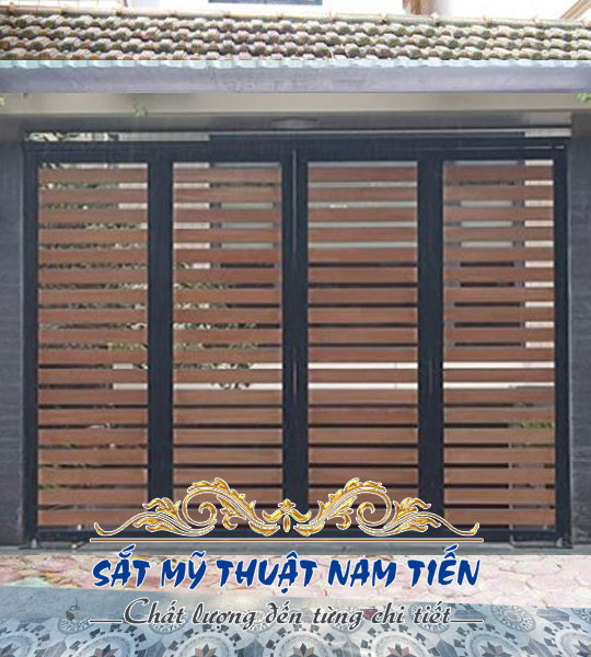 Mẫu cửa sắt 4 cánh - MCS04