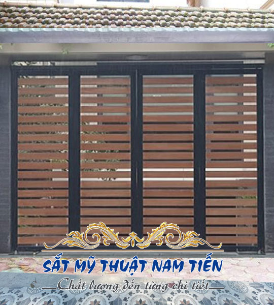 Mẫu cửa sắt 4 cánh - MCS04