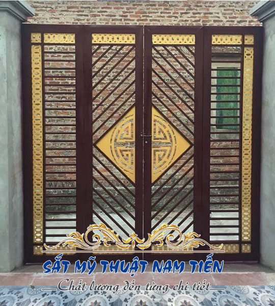 Mẫu cửa sắt 4 cánh - MCS03
