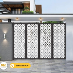 Cửa cổng sắt ngoài trời