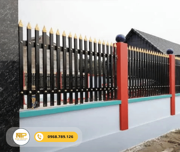 Hàng rào sắt nhà cấp 4