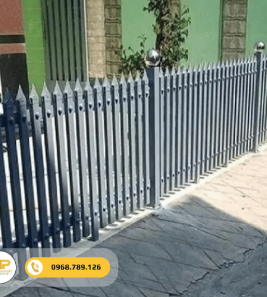 Hàng rào sắt hộp