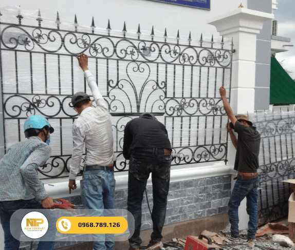 Hàng rào sắt mỹ thuật