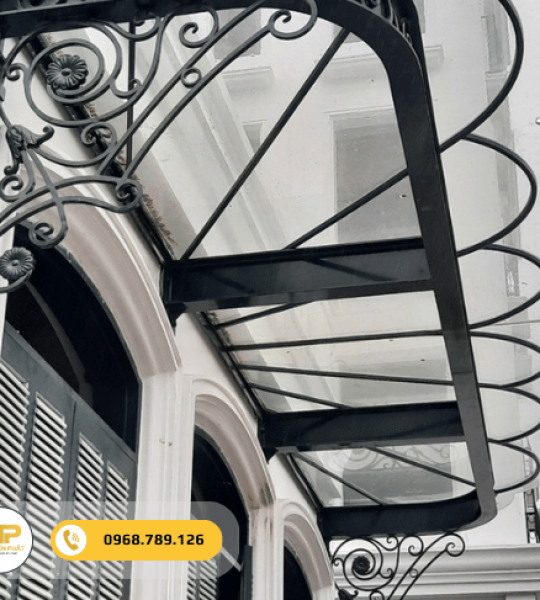 Mái che khung sắt