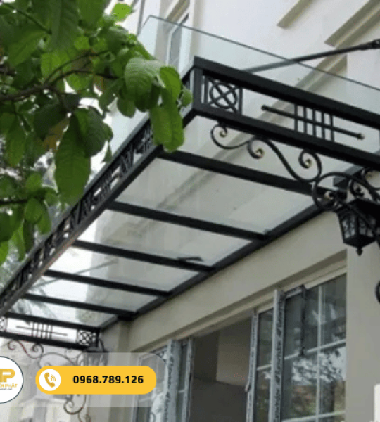 Mái che khung sắt