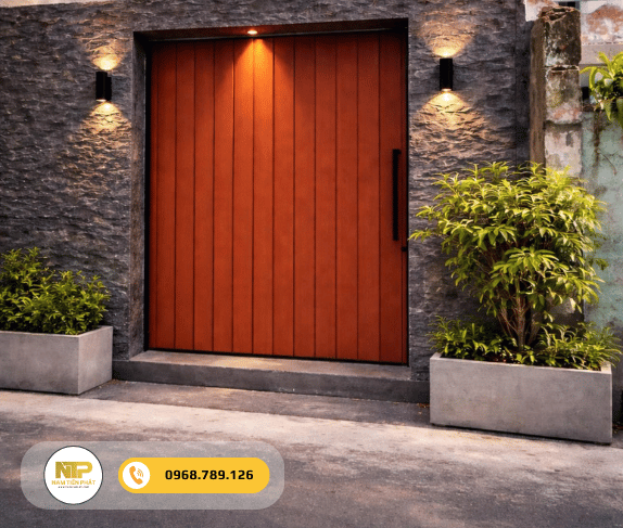 Cửa cổng sắt nhà phố