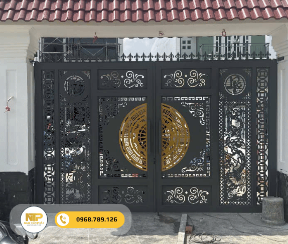 Thi công cửa cổng sắt