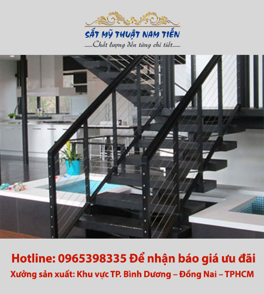 Mẫu cầu thang sắt - MCTS06