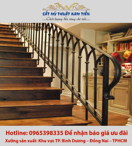 Mẫu cầu thang sắt - MCTS07