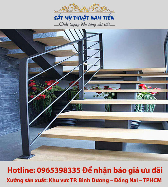 Mẫu cầu thang sắt - MCTS08
