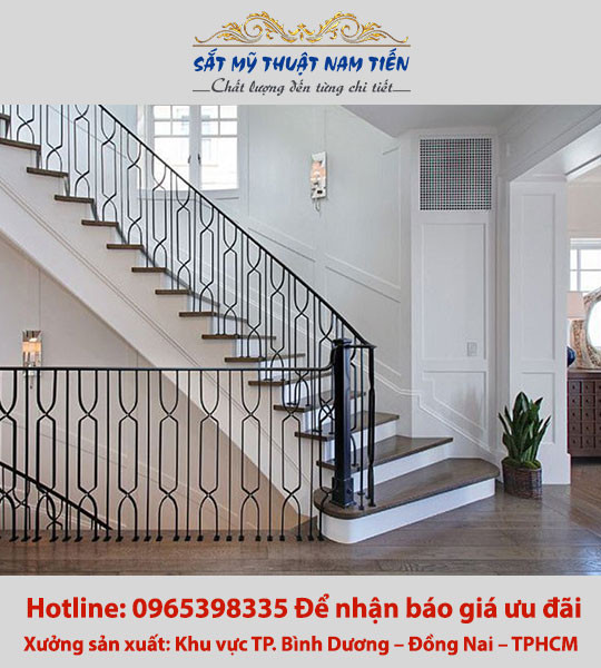 Mẫu cầu thang sắt - MCTS01