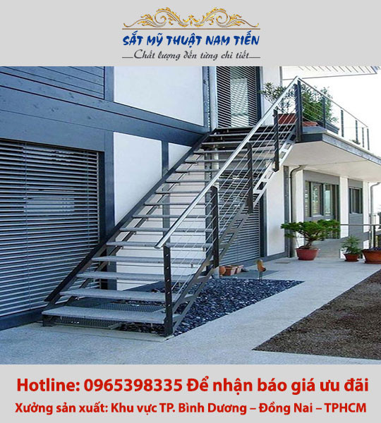Mẫu cầu thang sắt - MCTS04