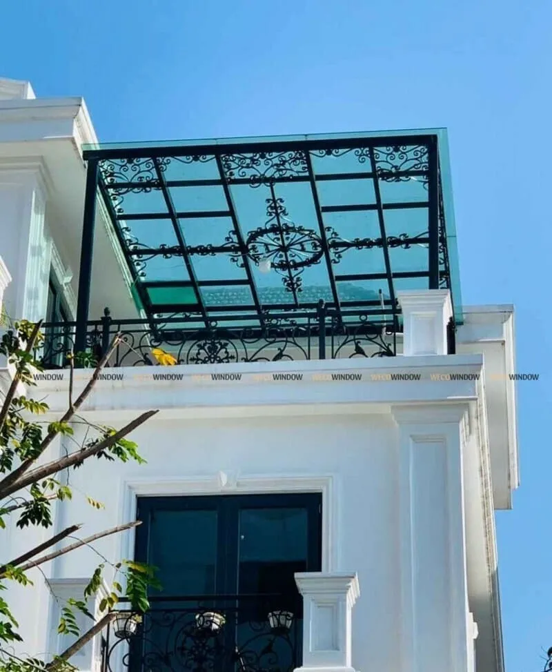 Mái che sắt mỹ thuật