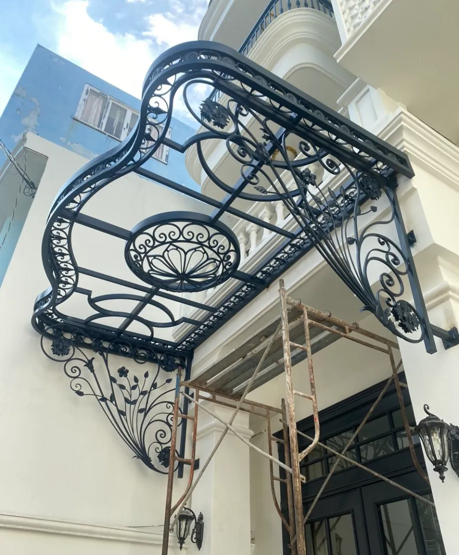 Mái che sắt mỹ thuật