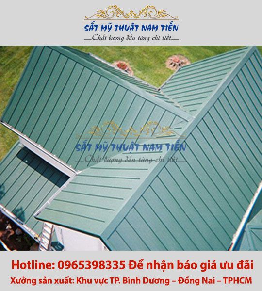Mẫu mái tôn biệt thự - MT08