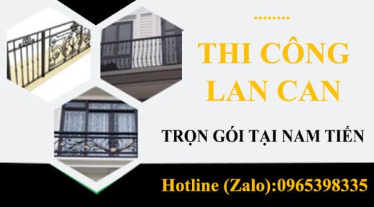 Dịch vụ thi công lan can sắt