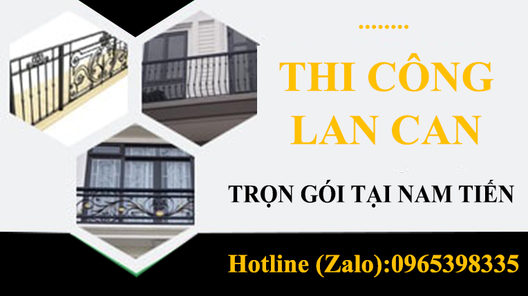 Dịch vụ thi công lan can sắt
