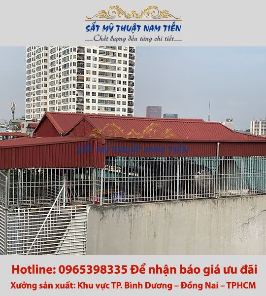 Mẫu mái nhà tiền chế - MT06