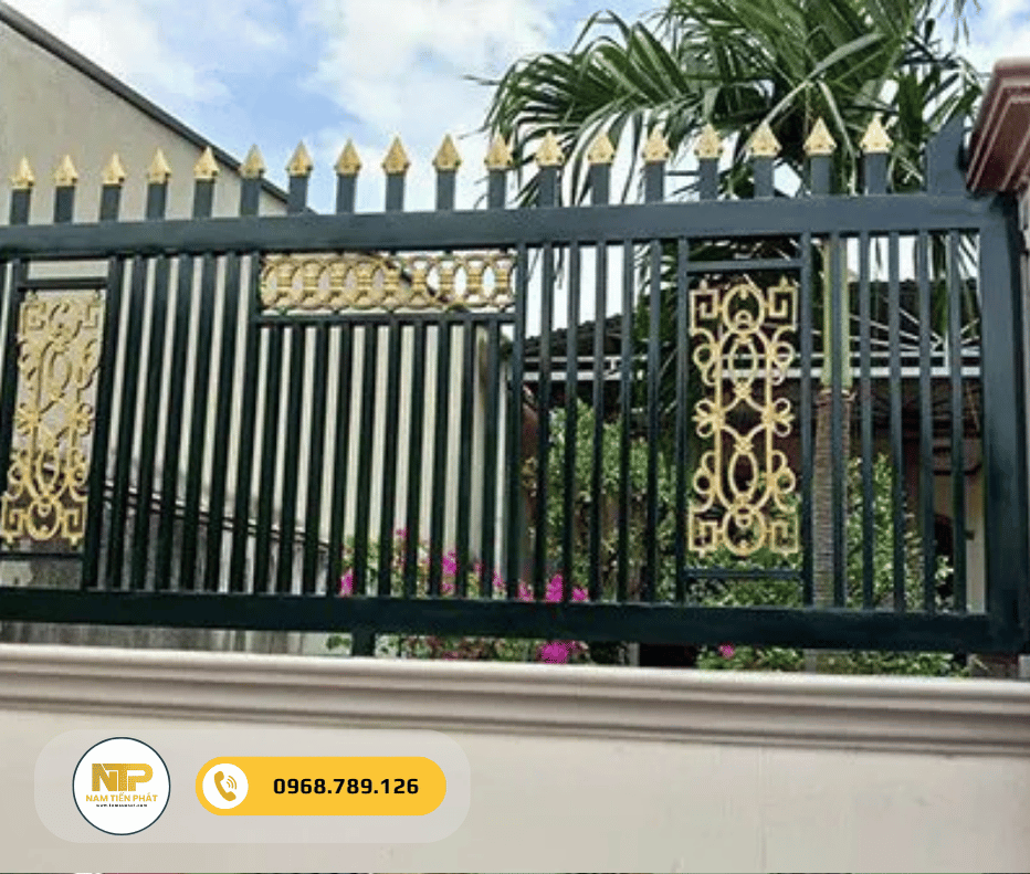 Hàng rào sắt sơn tĩnh điện