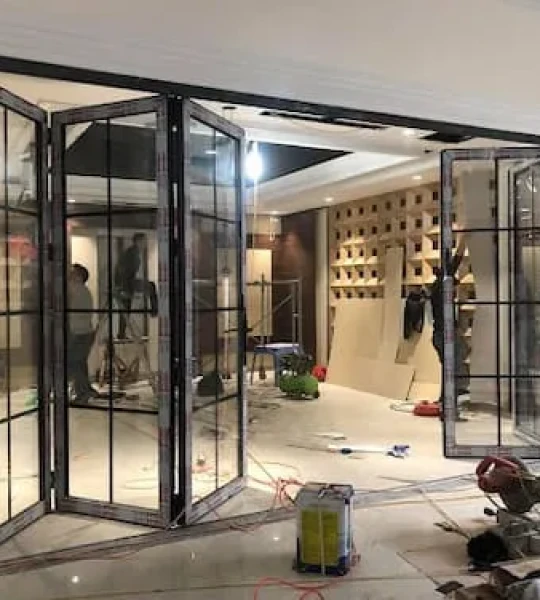 Cửa nhôm kính cường lực