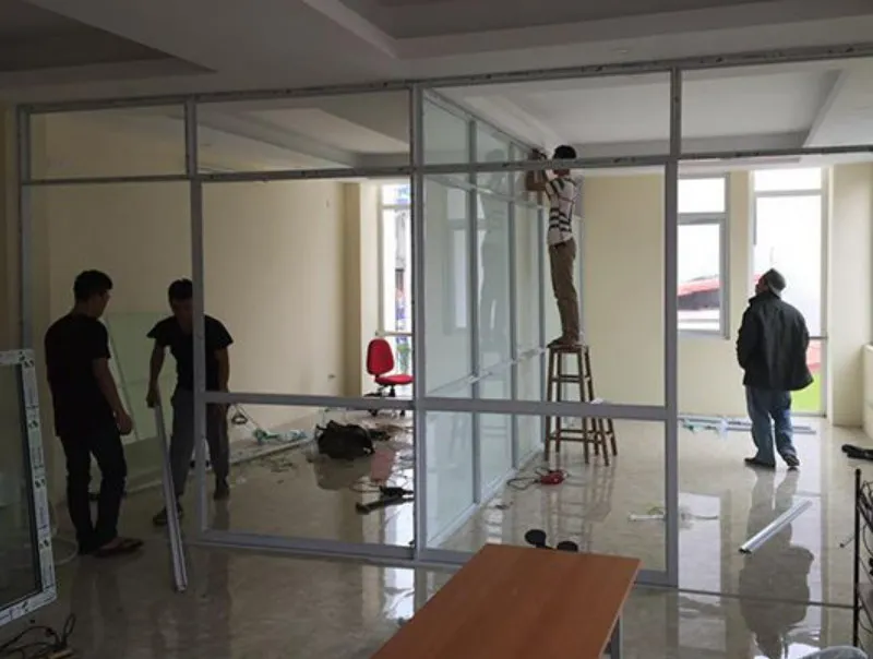 Thi công nhôm kính