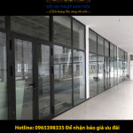 Mẫu vách ngăn kính - VNK09