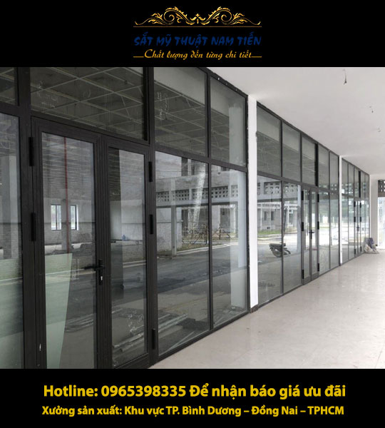Mẫu vách ngăn kính - VNK09