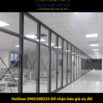 Mẫu vách ngăn kính - VNK07