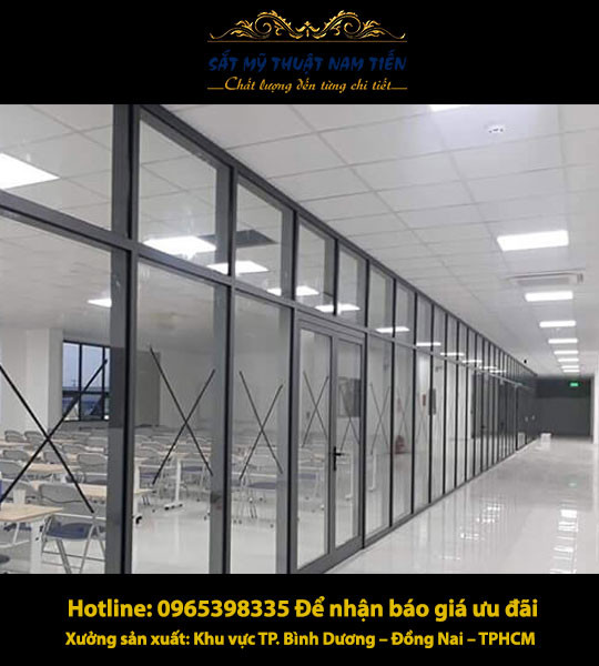 Mẫu vách ngăn kính - VNK07