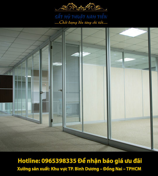 Mẫu vách ngăn kính - VNK03